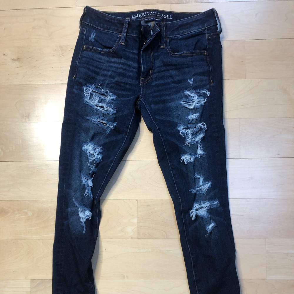 ripped jeans size 4